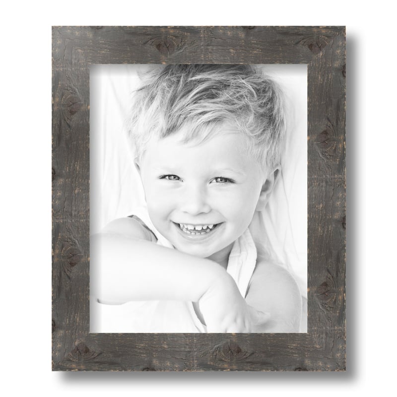 ArtToFrames Bosswood Rustic 8.5x11 Inch Picture Frame, 1.63 Inch Wood Poster Frame Available in Multiple Colors (SM-SC-8.5x11)
