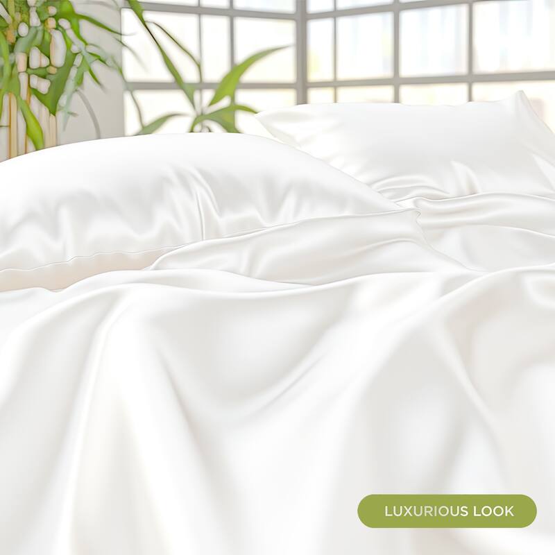 Plant Silk Luxury Pillowcase - Silk & Rayon Blend