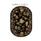 preview thumbnail 26 of 25, SAFAVIEH Handmade Chelsea Rubi French Country Floral Wool Rug 4'6" x 6'6" Oval - Black