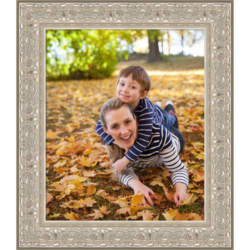 Luxe Picture Frame, Photo Frame - 20x24 - Luxe Silver Cream