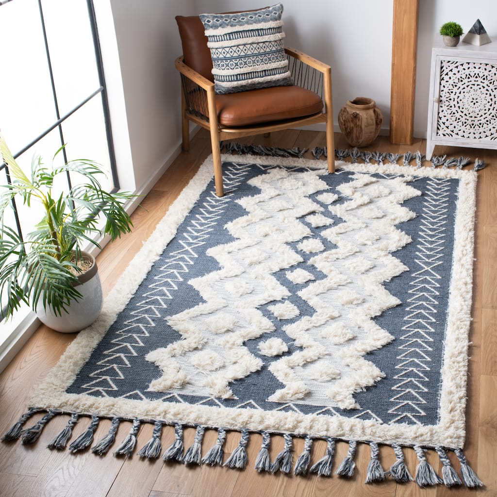 SAFAVIEH Handmade Natura Cathia Moroccan Wool Rug