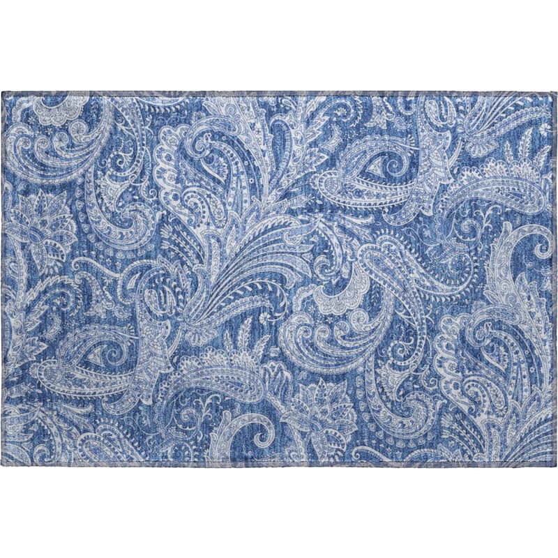 Premium Washable Super Soft Traditional Paisley Mayfield Rug