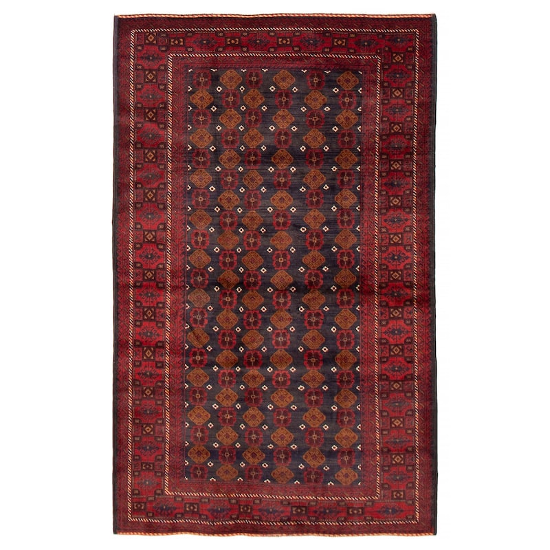 Teimani Navy Rug 3'11" x 6'7" - 3'11 x 6'7 - Dark Navy - 3'11 x 6'7