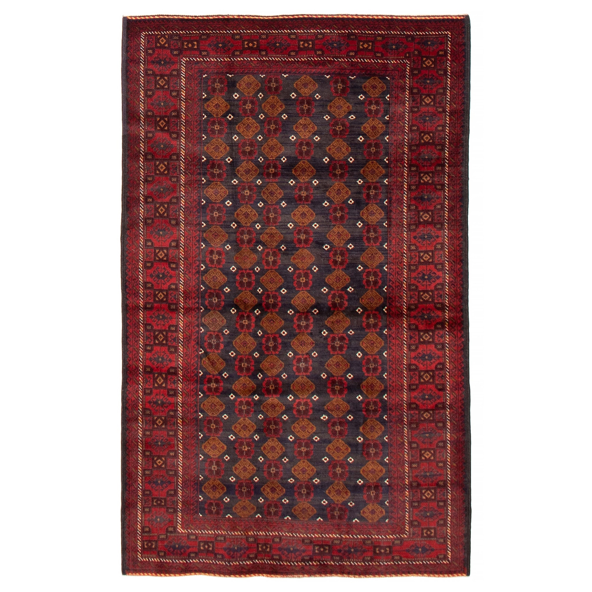 Teimani Navy Rug 3'11" x 6'7" - 3'11 x 6'7