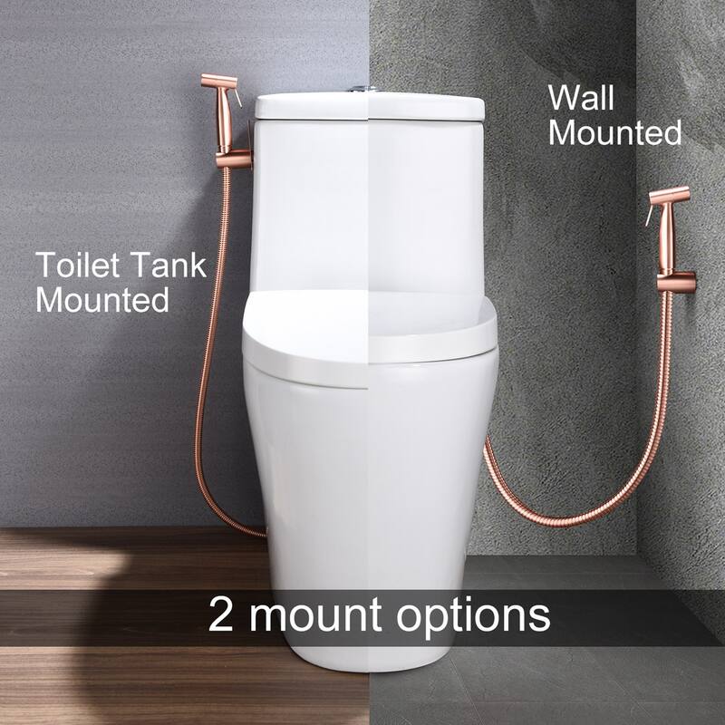 Rose Handheld Bidet Sprayer for Toilet - 8.66 x 6.88 x 2.75 inch