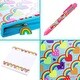 preview thumbnail 5 of 8, Paper Junkie 43-Piece Rainbow Stationery Set for Girls, Jumbo Arts & Crafts Pencil Case
