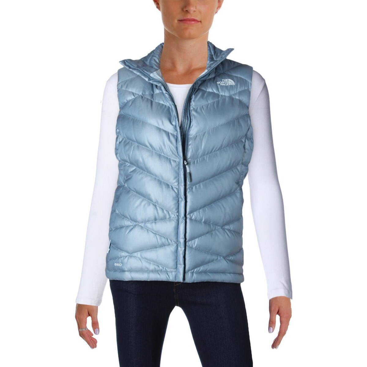 north face goose down vest