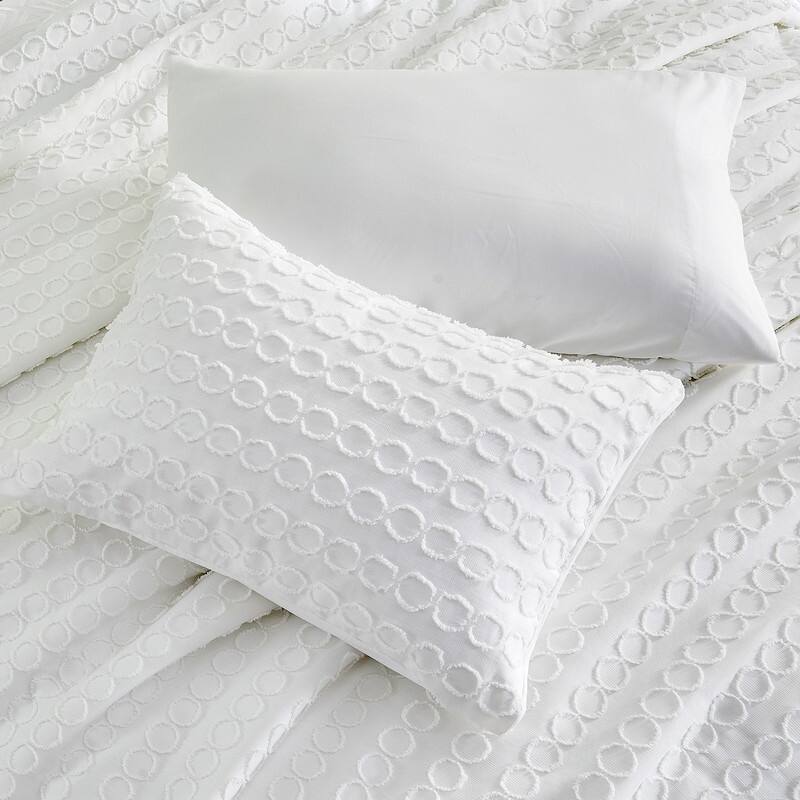 Wonderful Jacquard 8-Piece Comforter Set Clip Circle Design Bed in A Bag Reversible for All Seasons
