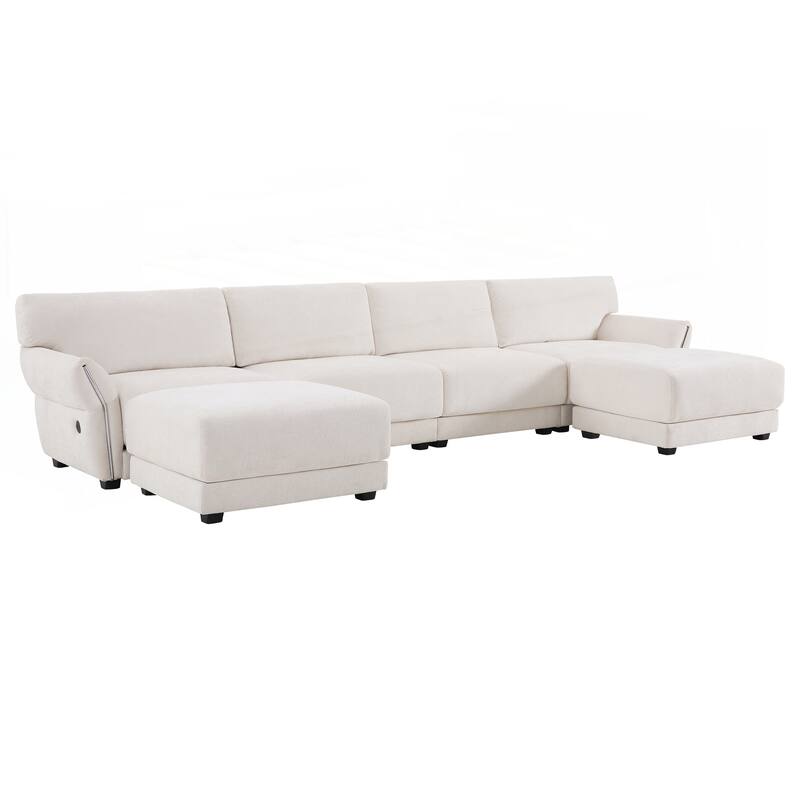 U-Shape with Extra-Wide Seat Cushion