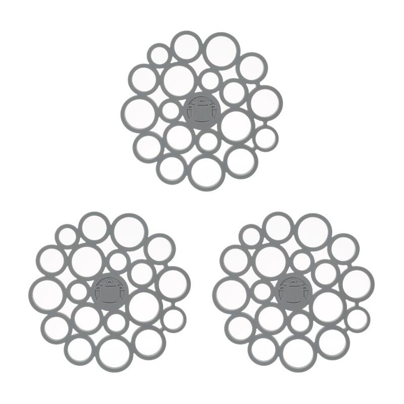 YBM Home Silicone Trivet Mat Sets for Table and Countertop, 1207 - Set of 3