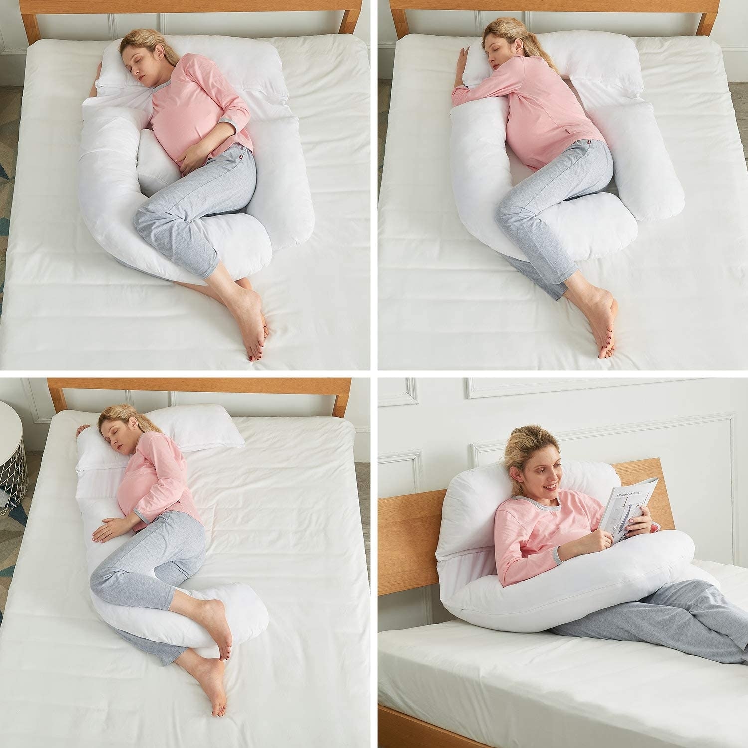 U shaped pillow bed bath beyond discount