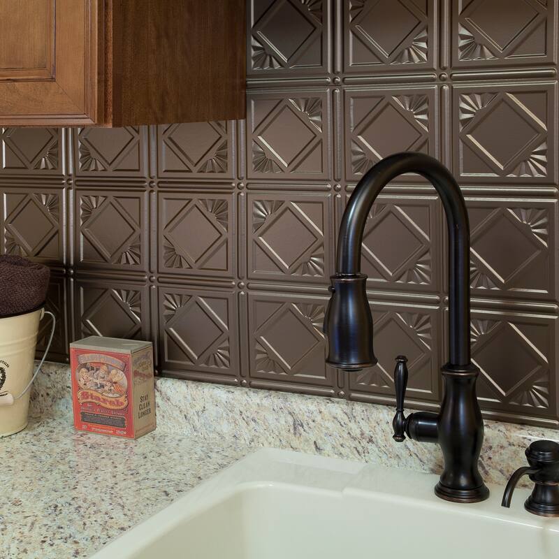 FASÄDE Traditional Style 4 Decorative Vinyl Backsplash Panel
