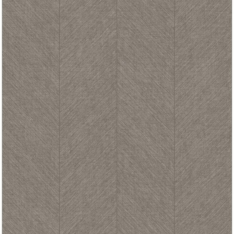 A-Street Prints Kallam Chocolate Chevron Wallpaper