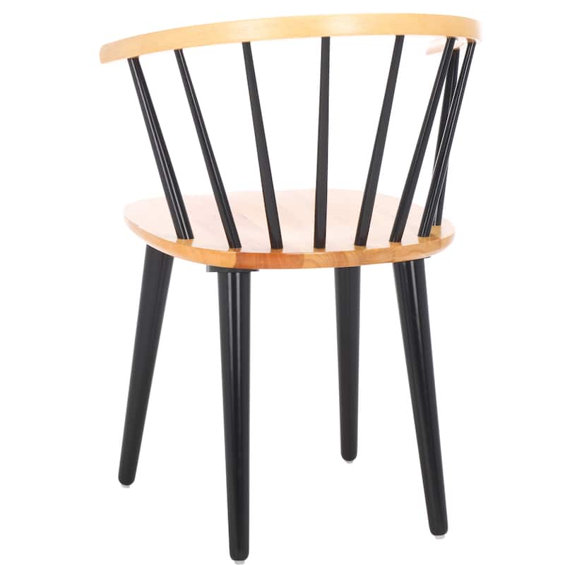 SAFAVIEH Home Blanchard 18-inch Curved Spindle Side Chair [SET of 2] - 21"W x 21"D x 30"H