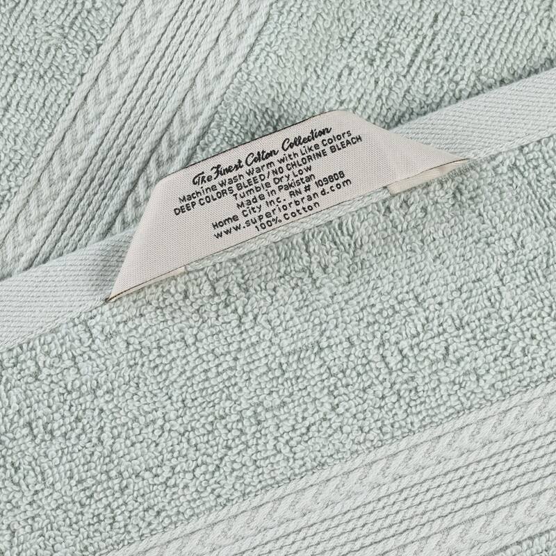 Superior Eco-Friendly Cotton 8-Piece Towel Set