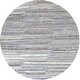 preview thumbnail 18 of 19, Valerie Handmade Casual Cotton & Wool Area Rug 8' Round - Sky Blue