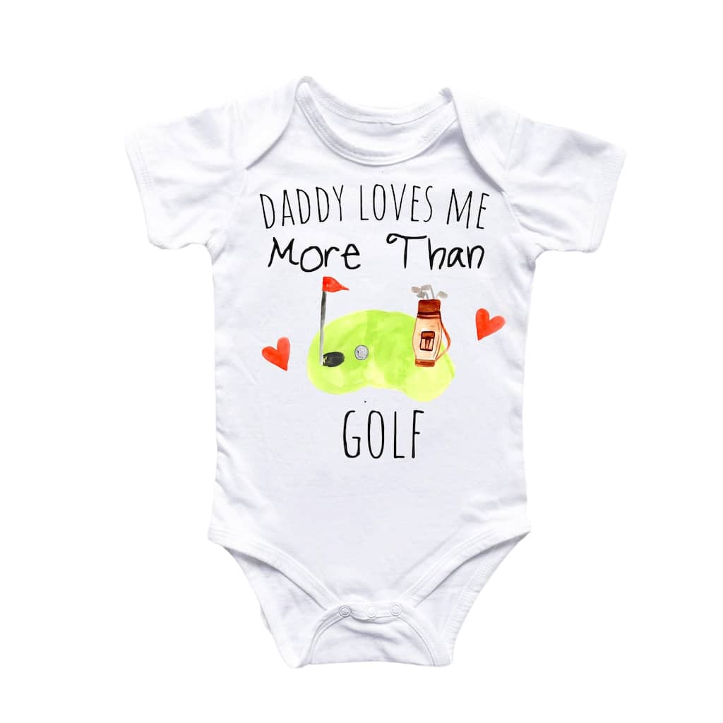 Golf Love - Baby Boy Girl Clothes Infant Bodysuit Funny Cute Newborn 2