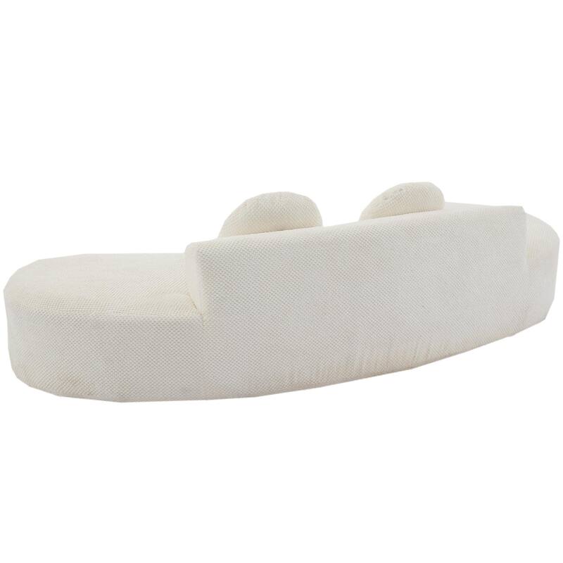 Corduroy Cloud Sofa with Pillows