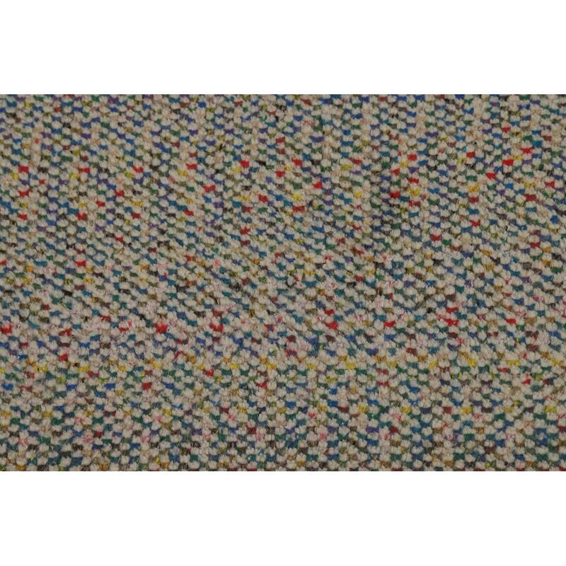 All-Over Moroccan Oriental Area Rug Handmade Wool Carpet - 4'11" x 7'8"