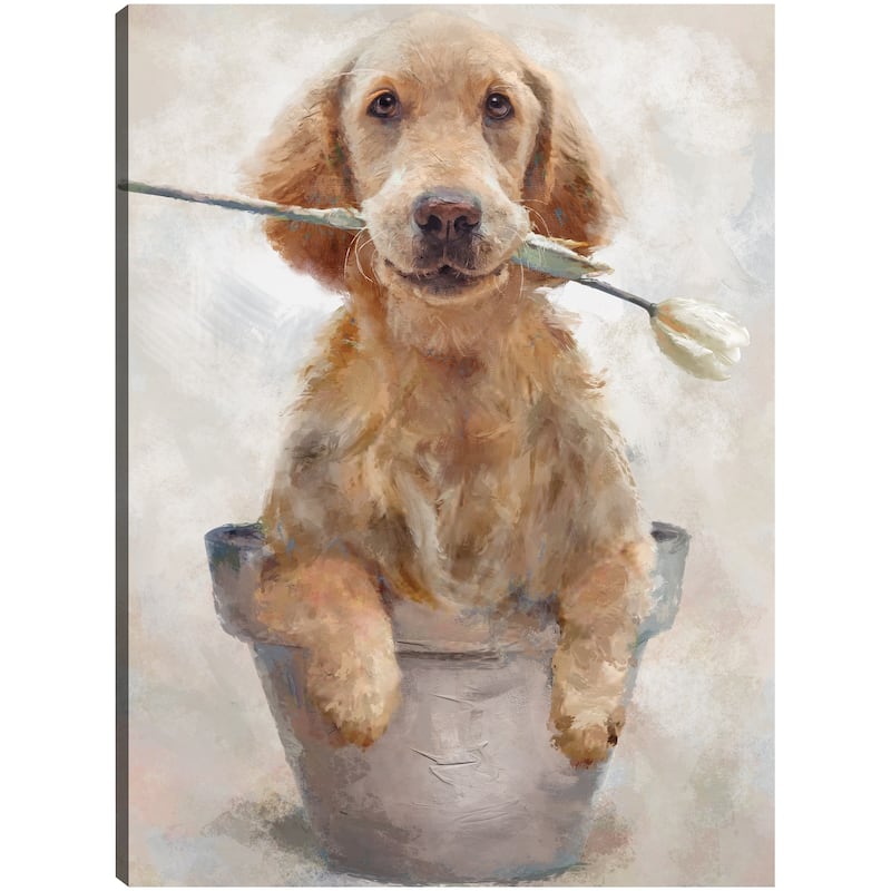 Potted Pals I By Studio Arts Canvas Art Print