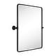 preview thumbnail 148 of 157, TEHOME Woodvale Rectangle Vertical Metal Wall Mirrors