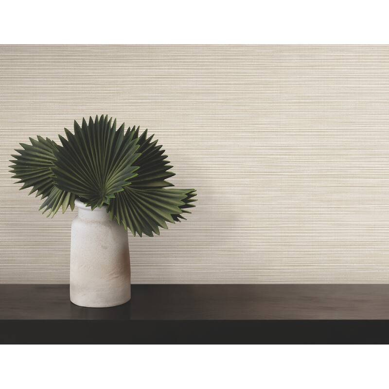 Warner Lorn Dove Faux Grasscloth Wallpaper