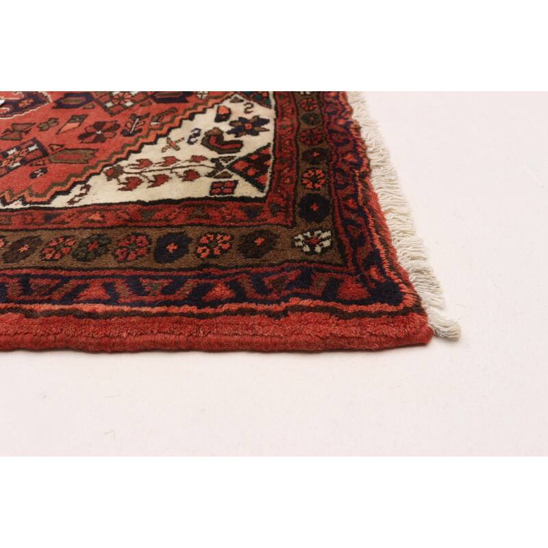 ECARPETGALLERY Hand-knotted Andelz Red Wool Rug - 3'0 x 5'1