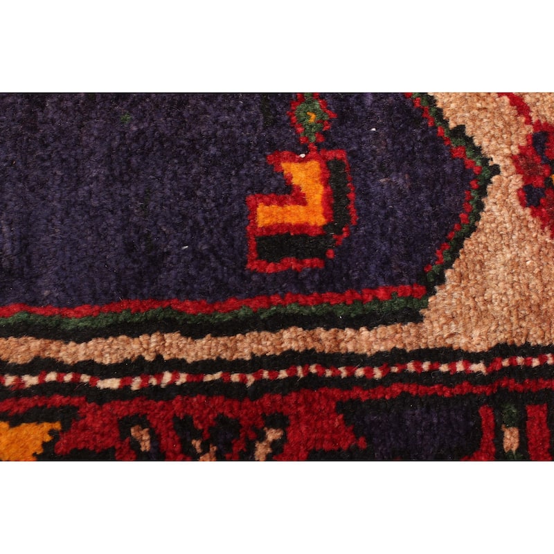 ECARPETGALLERY Hand-knotted Andelz Navy Wool Rug - 4'0 x 7'1