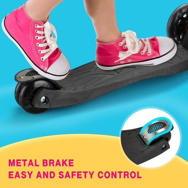 Scooters for Kids Age 3-5 Boys Girls 4 Adjustable Height