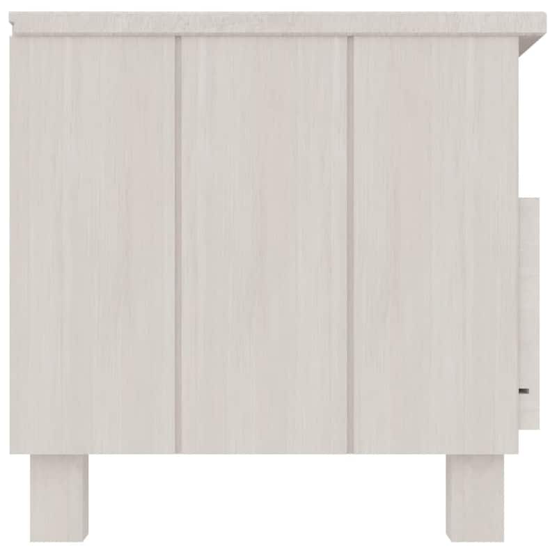 vidaXL TV Stand TV Console Sideboard TV Unit Cupboard HAMAR Solid Wood Pine - 41.7" x 15.7" x 15.7"
