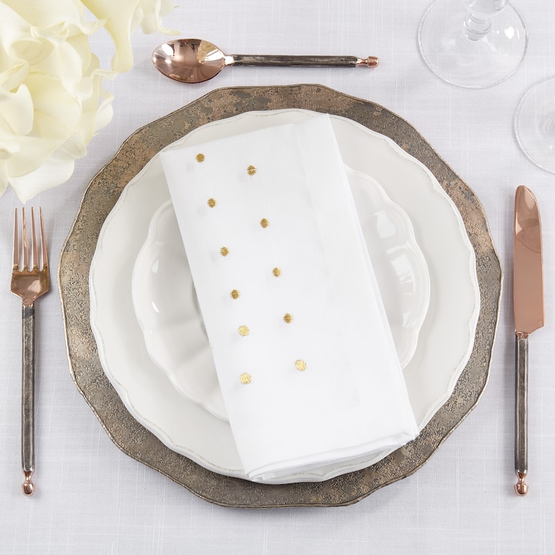 Chic Polka Dot Table Napkin (Set of 4)