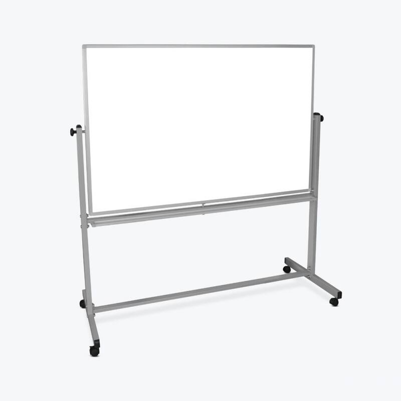 Luxor MB6040WW Reversible Magnetic Mobile Whiteboard