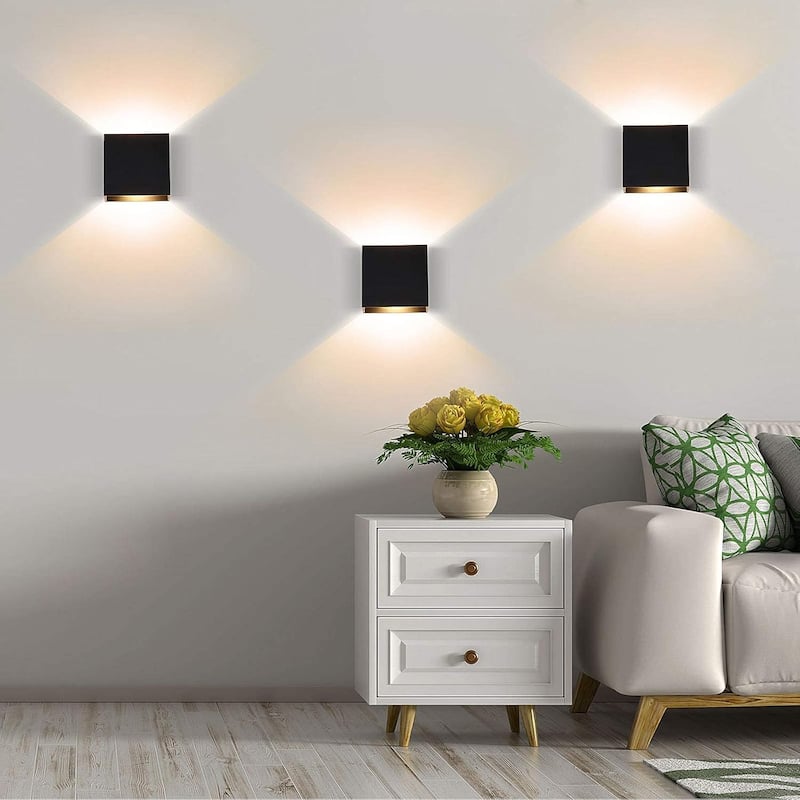 Led hallway light black wall light aluminum kitchen light