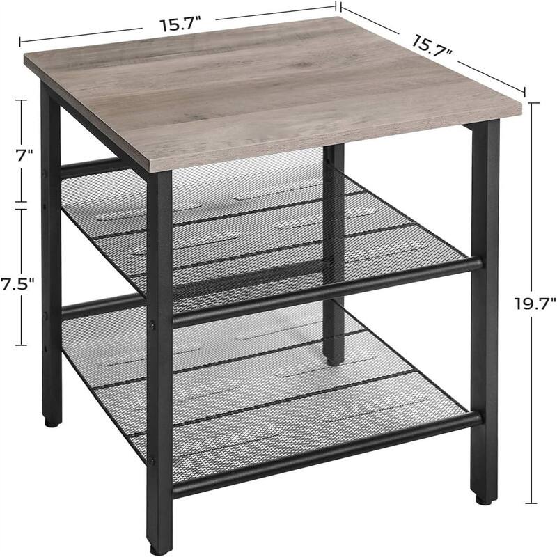 Nightstand Set of 2 Side Tables