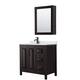 Option Dark Espresso, Black Trim, Giotto Quartz Top