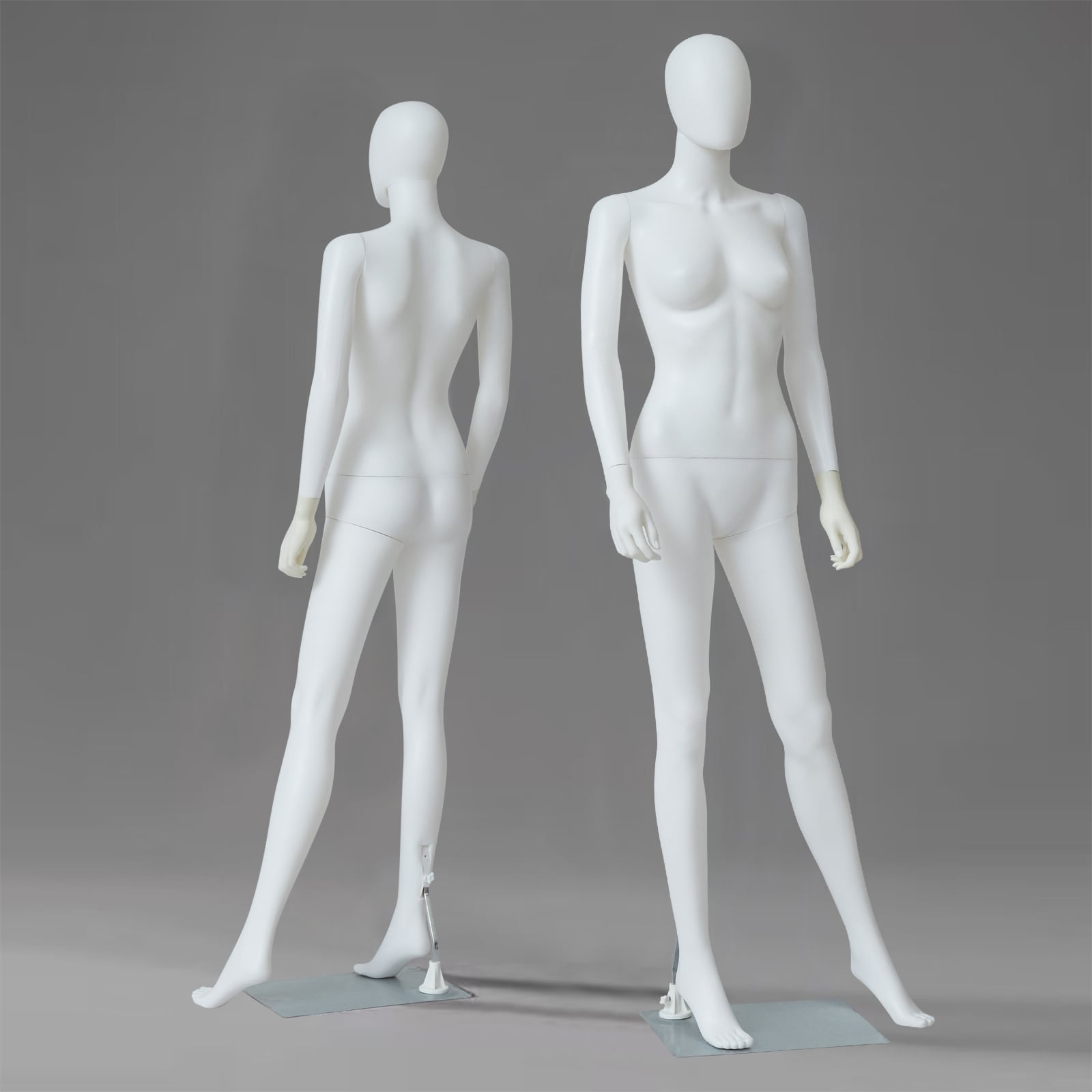 Full Body Mannequin Realistic Display Head Turns Dress Form with Base 73  Inches