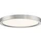 preview thumbnail 2 of 0, Quoizel Outskirts 11" Ceiling Light in Brushed Nickel