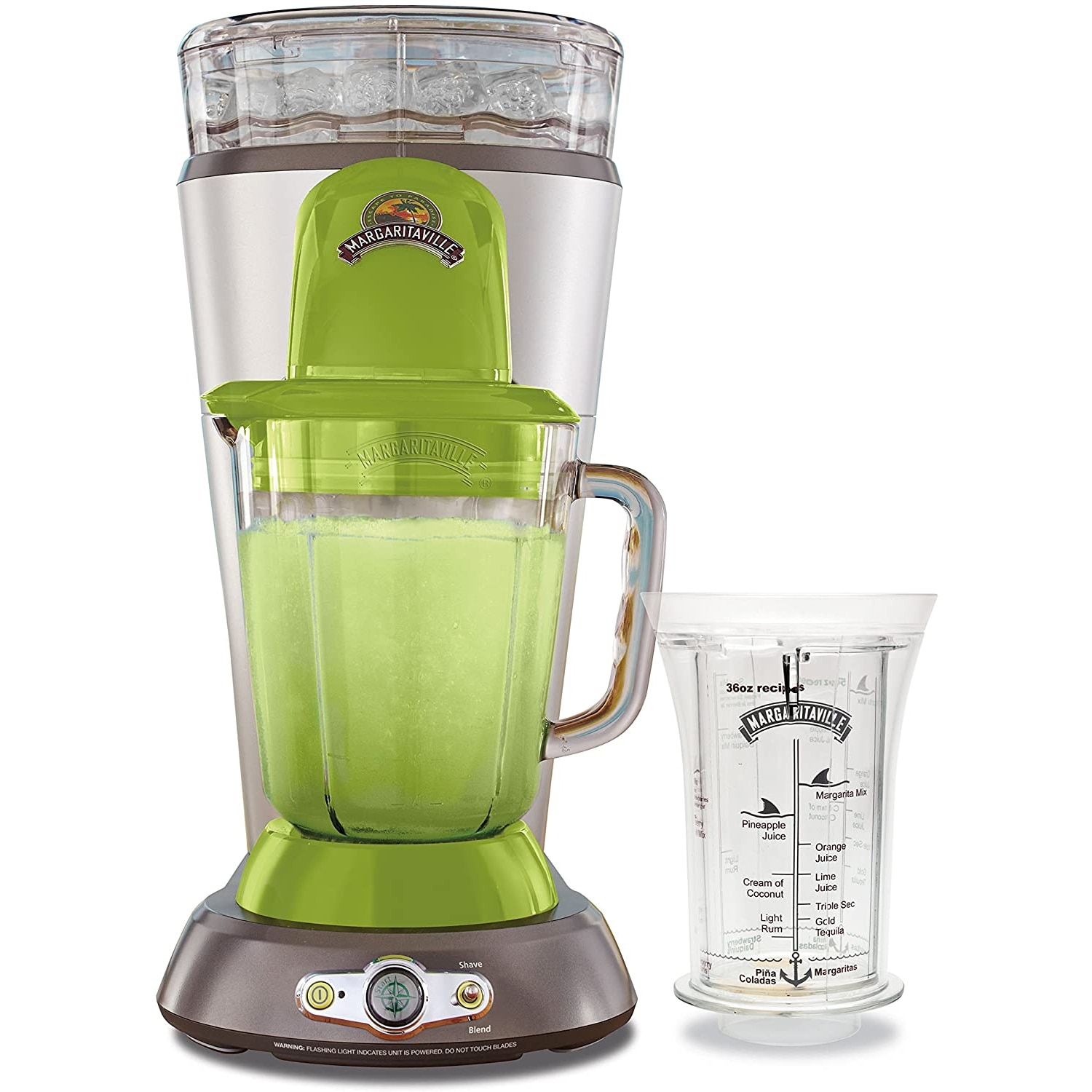 Margaritaville Bahamas Home Frozen Margarita Machine with Foam Padded Travel Bag 16