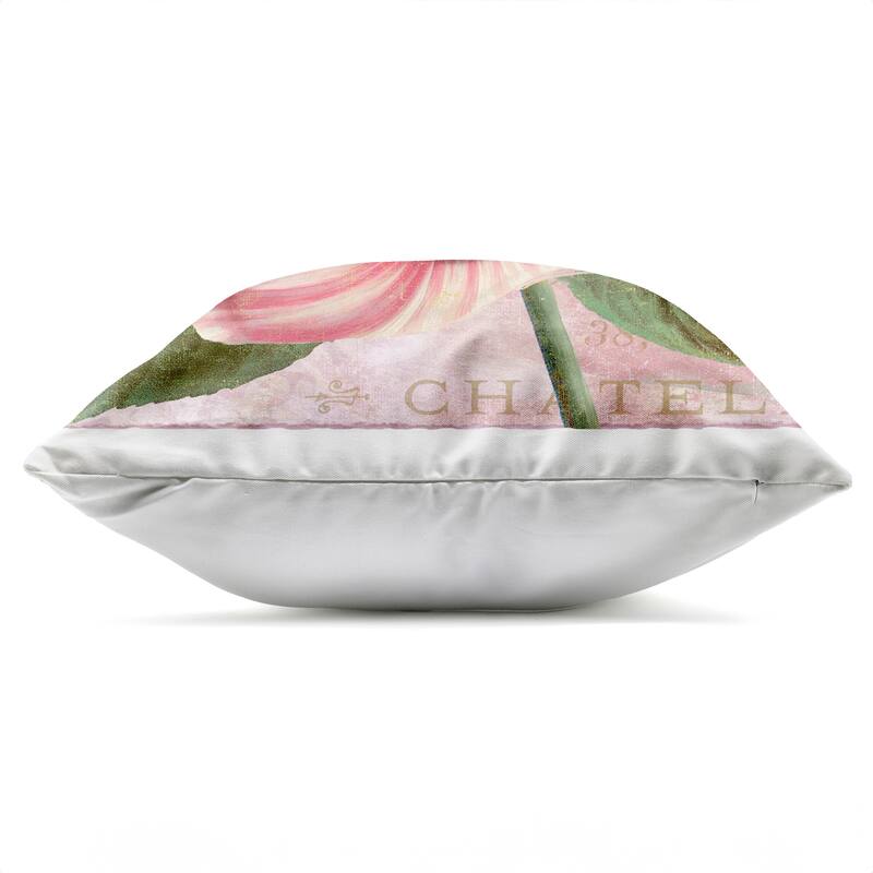 Stupell French Flower & Ladybug Printed Outdoor Throw Pillow Design by Sasha