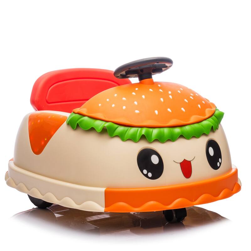 Kids Electric Ride-On Car 360 Rotating Ride-On Car with Music