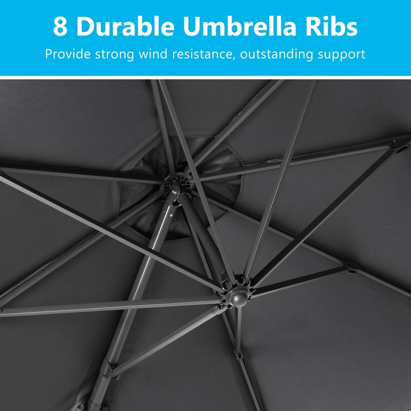 Royalcraft 11 ft Cantilever Patio Offset Umbrella