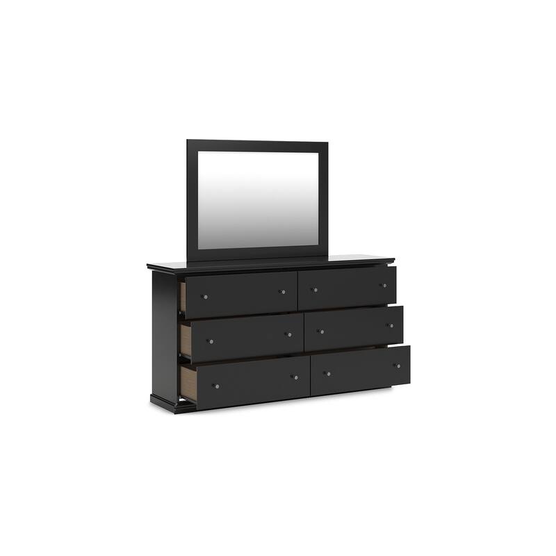 Signature Design by Ashley Maribel Black Dresser and Mirror
