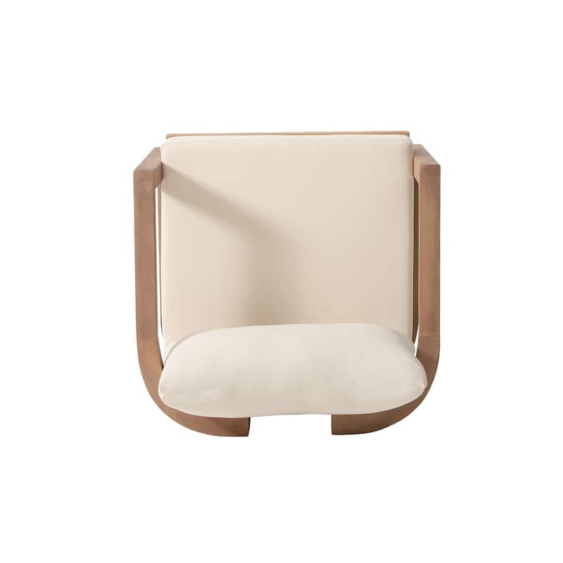 Wichita Outdoor Acacia Wood Club Chairs with Cushions (Set of 2) by Christopher Knight Home