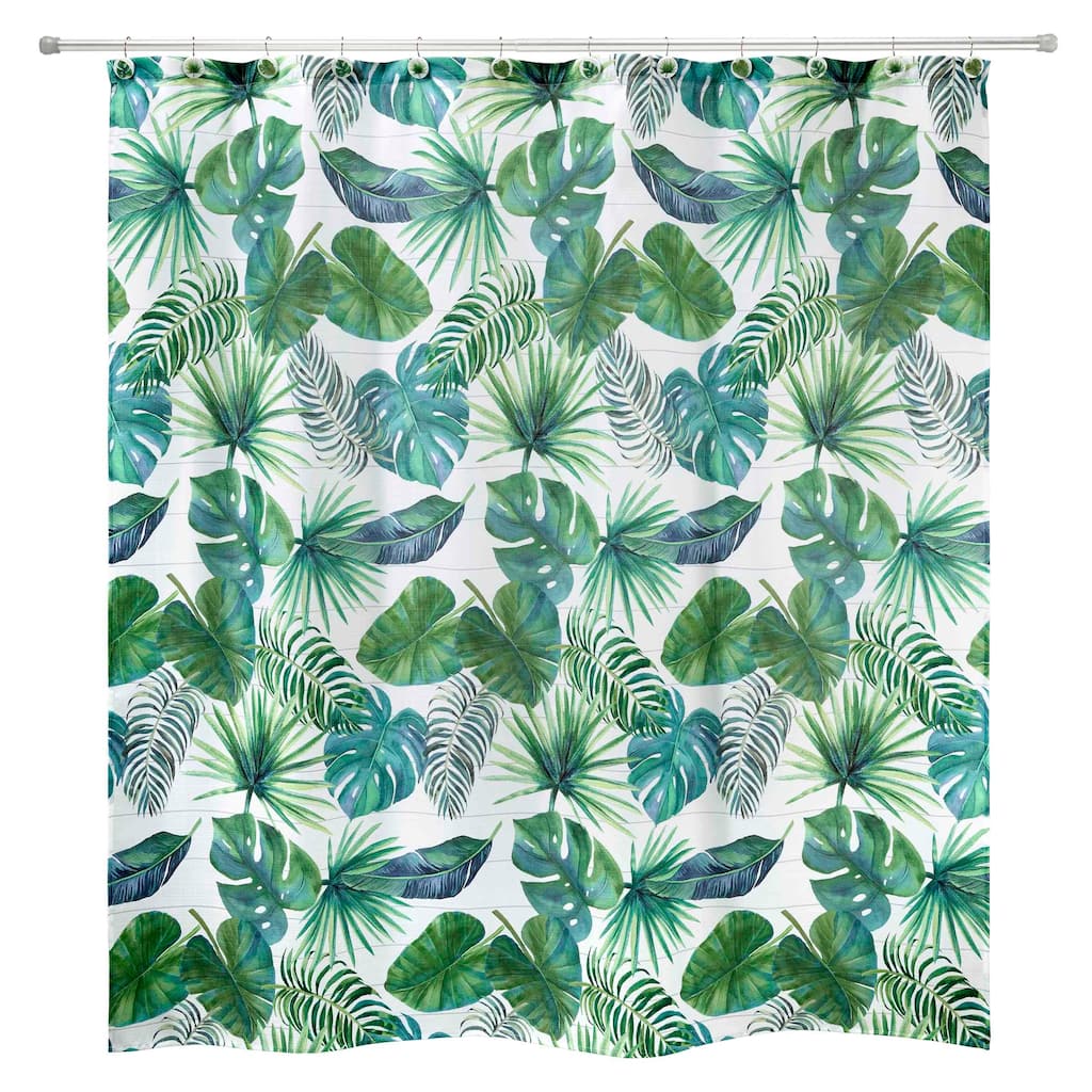 Avanti Linens Viva Palm Shower Curtain