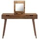 preview thumbnail 4 of 3, vidaXL Dressing Table 44"x17.7"x29.9" Solid Mango Wood