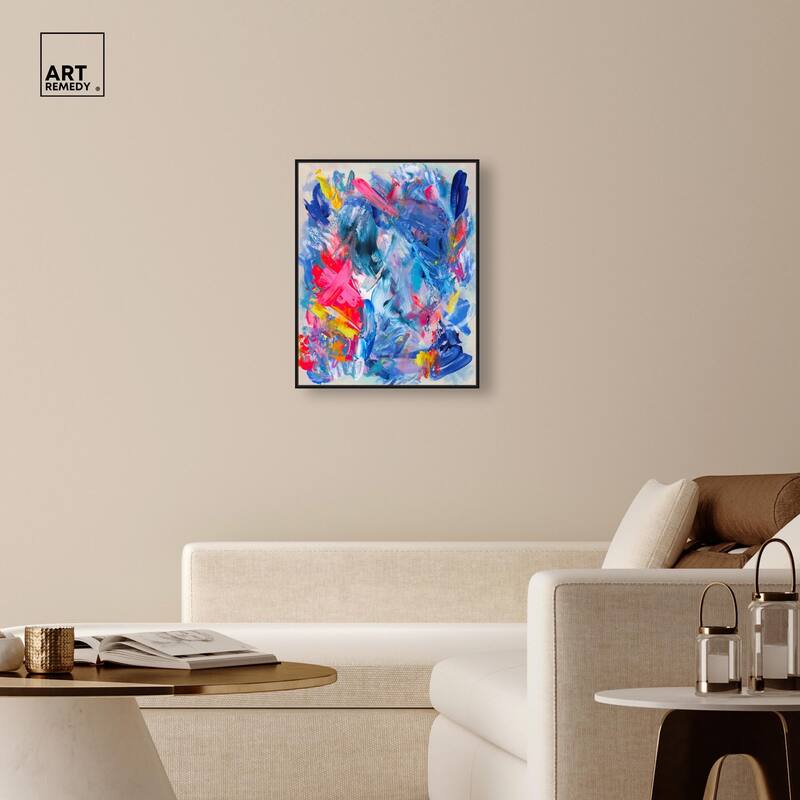 Colorburst Mirage Canvas by Art Remedy
