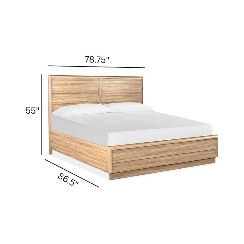 Magnussen Home Brentwood Heights Provincial Brown Panel Bed