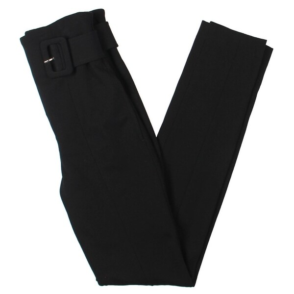 Theory Womens Cigarette Pants High-Waist Belted