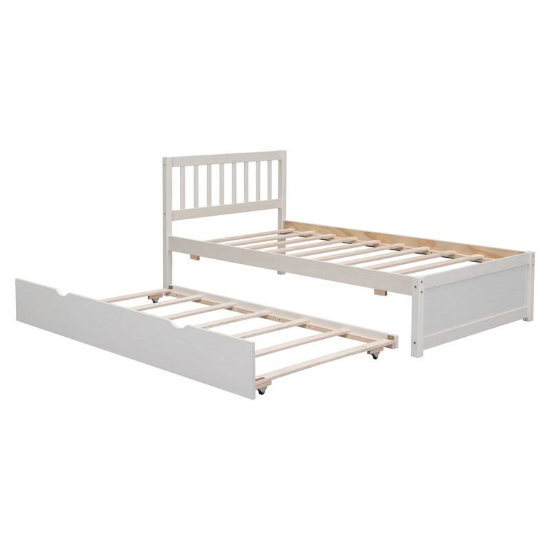79" Modern Design Double Platform Bed Frame
