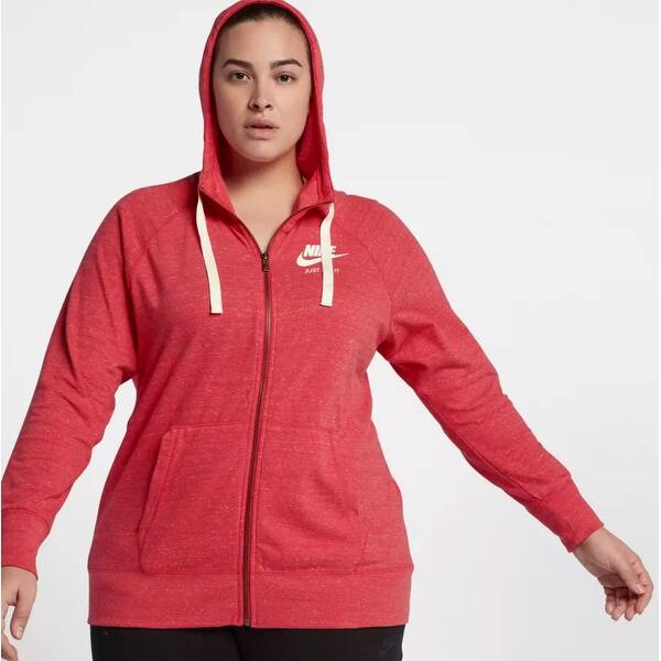 Shop Nike Women S Plus Size Gym Vintage Full Zip Hoodie Pink Size 1x Overstock 24184394